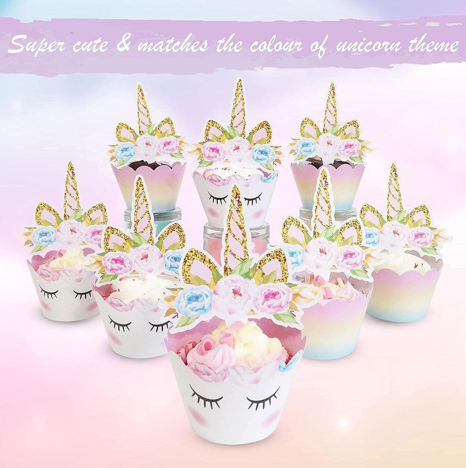 i-emporium Unicorn Party Decorations for Girls | Happy Birthday Supplies | 209 Pieces