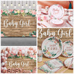 i-emporium Baby Shower Decorations for Baby Girl | Supplies | 249 Pieces