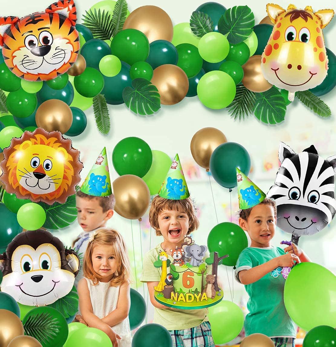 i-emporium Jungle / Safari Birthday Party Decorations Supplies Pack of 267 Pcs