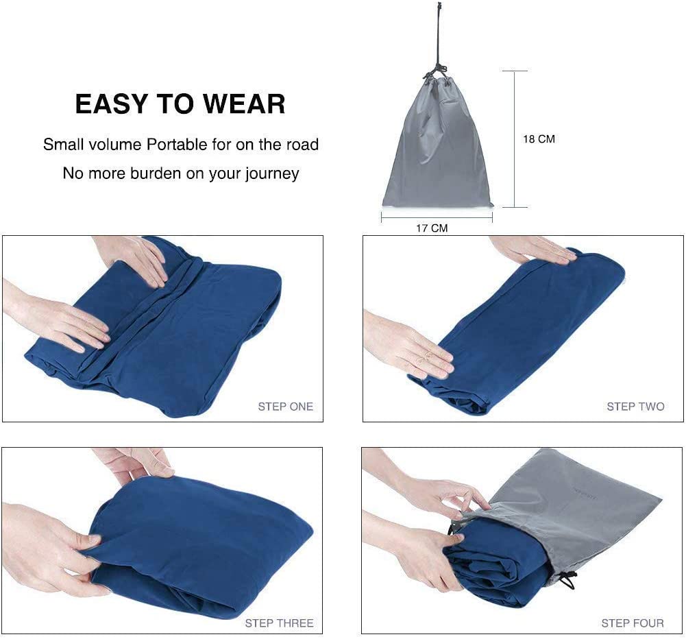 i-emporium Inflatable Travel Foot Rest Pillow Adjustable Height Pillow