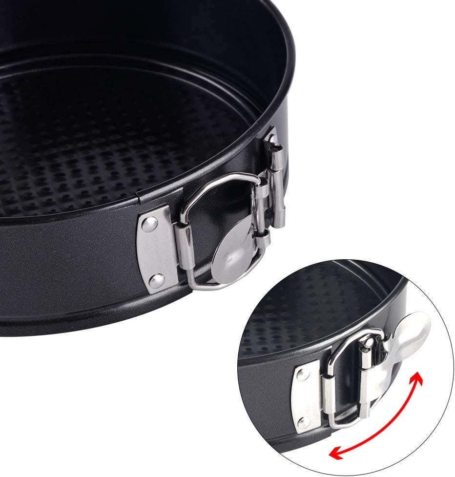 i-emporium Cake Pan Set Springform 3 Piece Cake Tin and Baking Pan Collection