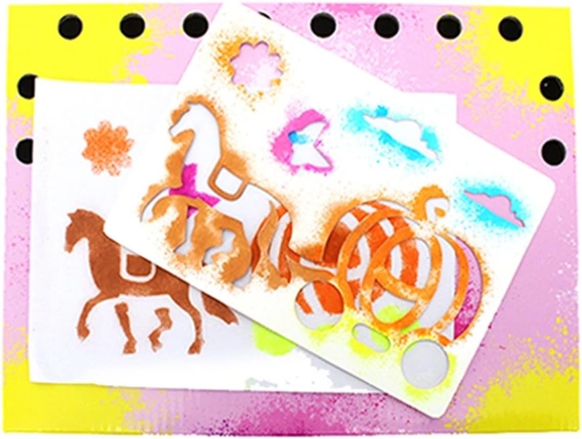 i-emporium Blow Pens Airbrush Kit Kids Creative Spray Art Set