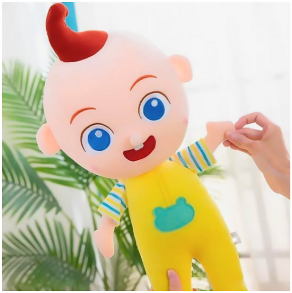 i-emporium Cocomelon JJ Doll Soft Plush Mini Backpack & JJ Plush Doll