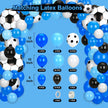 i-emporium Soccer Birthday Party Decorations - 131 Piece Blue Soccer