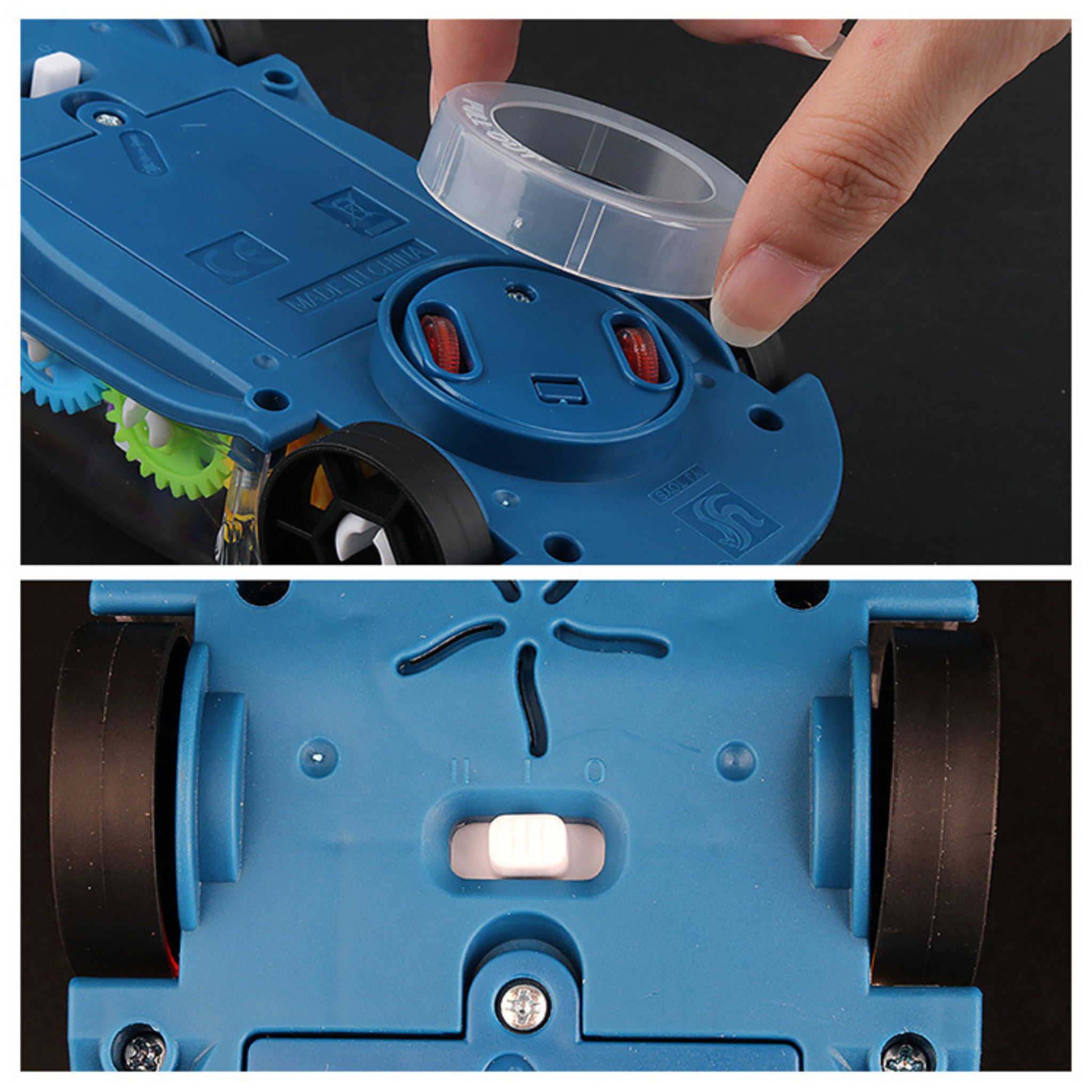 i-emporium Gear Racing Car Toy with Lights, Music & Moving Gears - Kids 3+