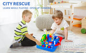 i-emporium City Rescue Car Adventure Preschool Educational Race Track