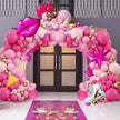 i-emporium Pink Balloon Arch Kit Garland Set for Barbie Princess Theme - 130 Pieces