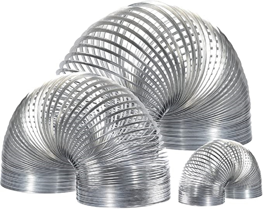 i-emporium The Original Slinky - Combo - Pack of 3 - Walking Metal Spring