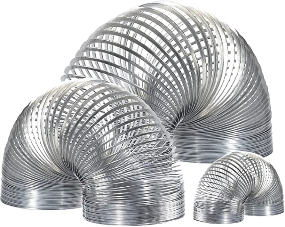 i-emporium The Original Slinky - Combo - Pack of 3 - Walking Metal Spring