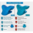 i-emporium - Cervical Traction Pillow & 13-Point Tourmaline Magnetic Self-Heating Neck Wrap