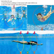 i-emporium Pool Toys - Games - Diving Through Swimming Rings - Kids & Adults