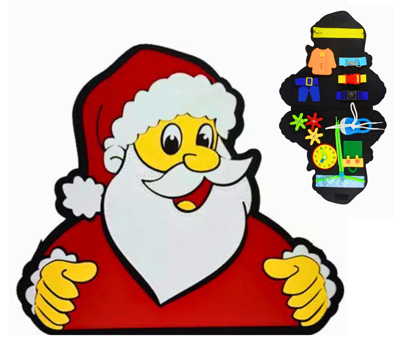Santa Montessori Activity Book – Toddler Learning Toy