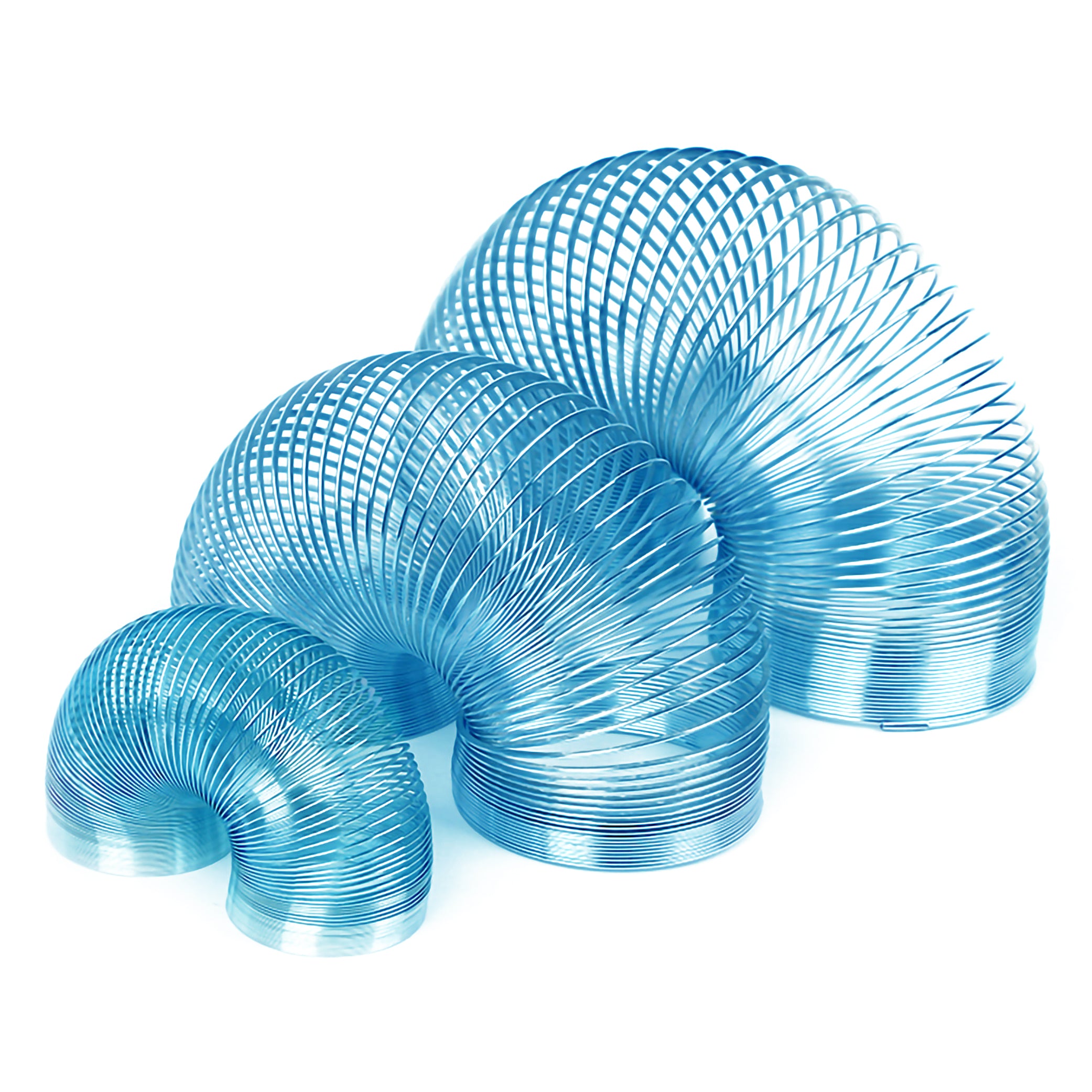 i-emporium The Original Slinky Walking Metal Spring - Pack of 3 - Blue