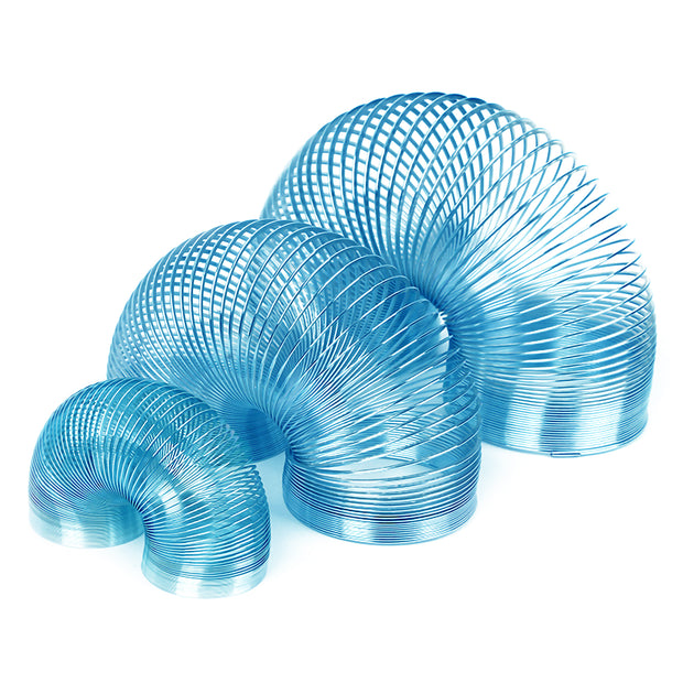 i-emporium The Original Slinky Walking Metal Spring - Pack of 3 - Blue