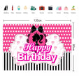 i-emporium Pink Backdrop for Girls - Happy Birthday Barbie Theme - Princess Theme