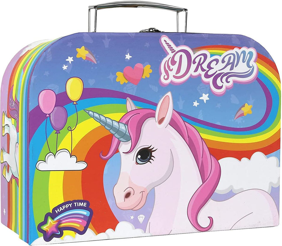 i-emporium Stainless Steel Unicorn Set for Tea Party Kids Kitchen Pretend Play
