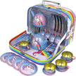 i-emporium Stainless Steel Unicorn Set for Tea Party Kids Kitchen Pretend Play