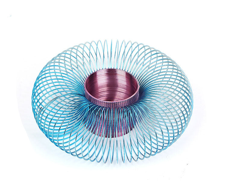 i-emporium Original Slinky 3-Pack – Medium Blue, Silver & Junior Silver Walking Spring