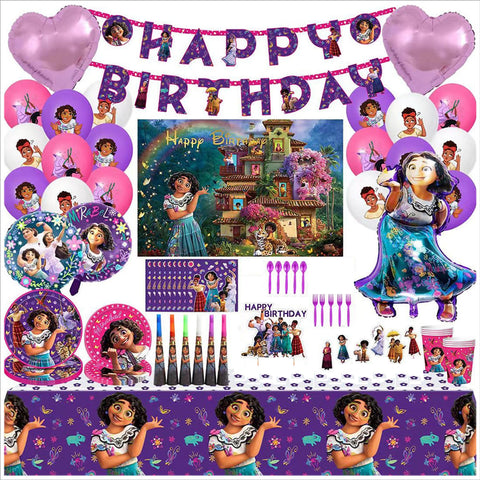 i-emporium 169 Pieces Encanto Birthday Party Supplies | Party Decorations