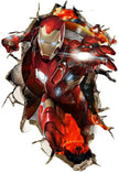 Iron Man 3D Wall Sticker – 60x90cm Superhero Wall Decal