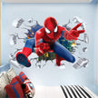 i-emporium 90x60cm | Superhero Wall Stickers | 3D Avenger Spiderman Wall Decal