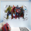 i-emporium 90x60cm - Superhero Wall Stickers 3D - 4H-Avengers - | Wall Decal