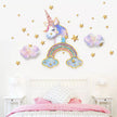 i-emporium Unicorn Rainbow Stars Wall Stickers | Wall Art | Wall Decal