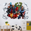 i-emporium 90x60cm - Superhero Wall Stickers 3D - Avengers Wall Decal