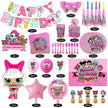 i-emporium 160 Pieces LOL Surprise Doll Birthday Party Supplies Decorations