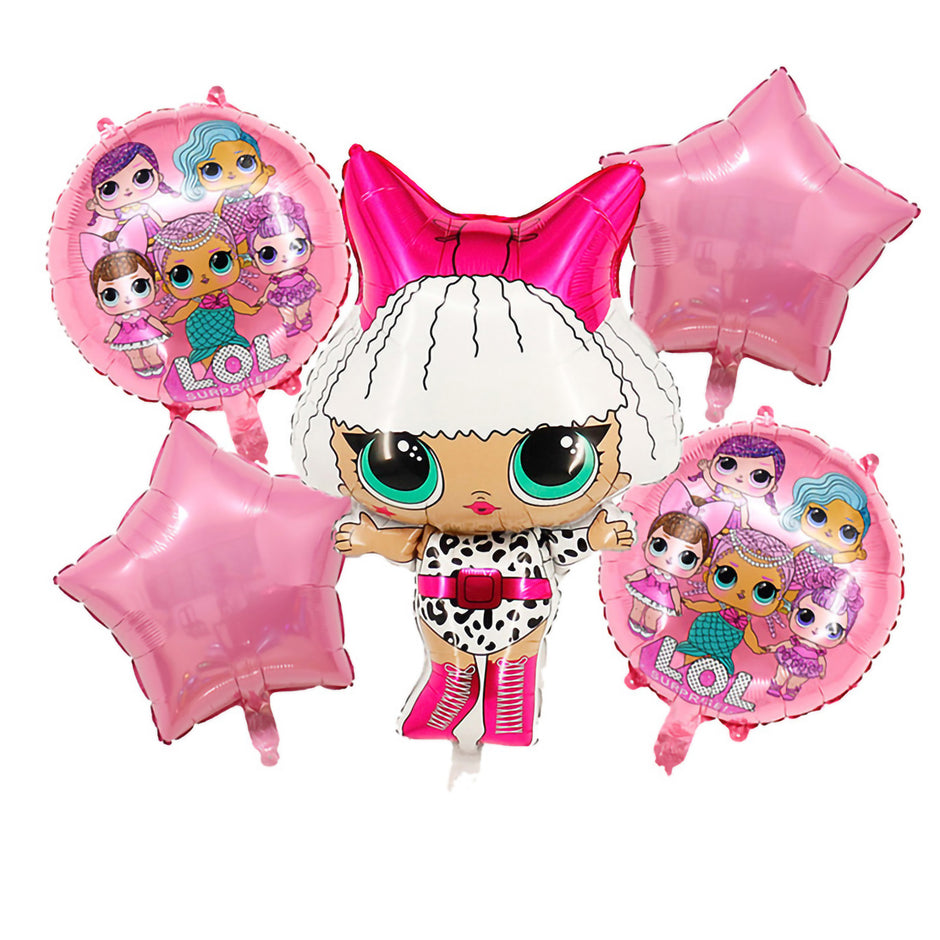 i-emporium 160 Pieces LOL Surprise Doll Birthday Party Supplies Decorations