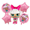 i-emporium 160 Pieces LOL Surprise Doll Birthday Party Supplies Decorations