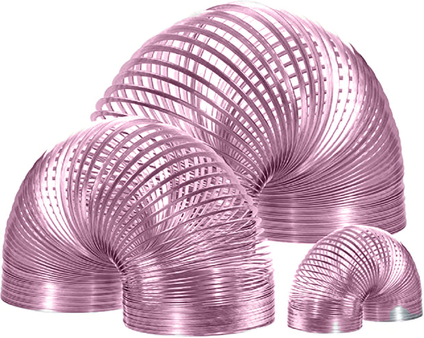 Original Slinky 3-Pack – Walking Metal Spring Toy | Pink